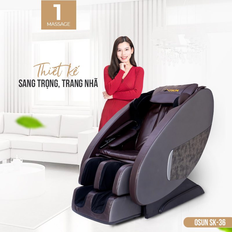 Ghế Mát xa Toàn Thân Chính Hãng Osun SK 36