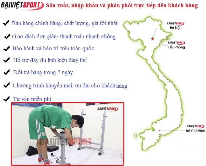 Dụng cụ thể thao chính hãng ở đâu uy tín