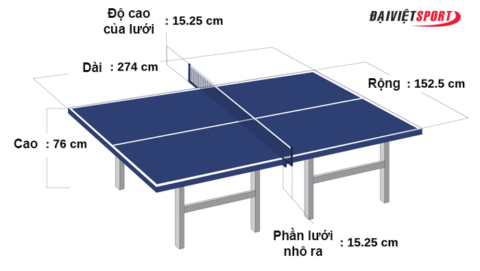 Hướng dẫn chọn mua dụng cụ bóng bàn tiêu chuẩn