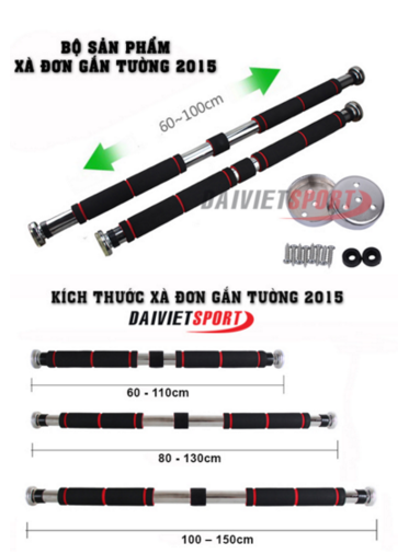 các bước lắp xà đơn tại nhà