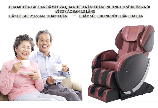 Tiết lộ những tác dụng của ghế massage toàn thân