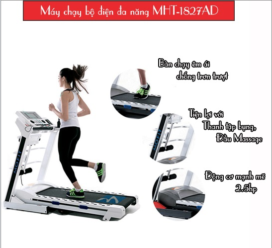 Giảm cân sau 30 phút tập luyện với máy chạy bộ đại việt